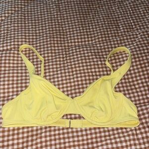 Yellow Women's bikini top